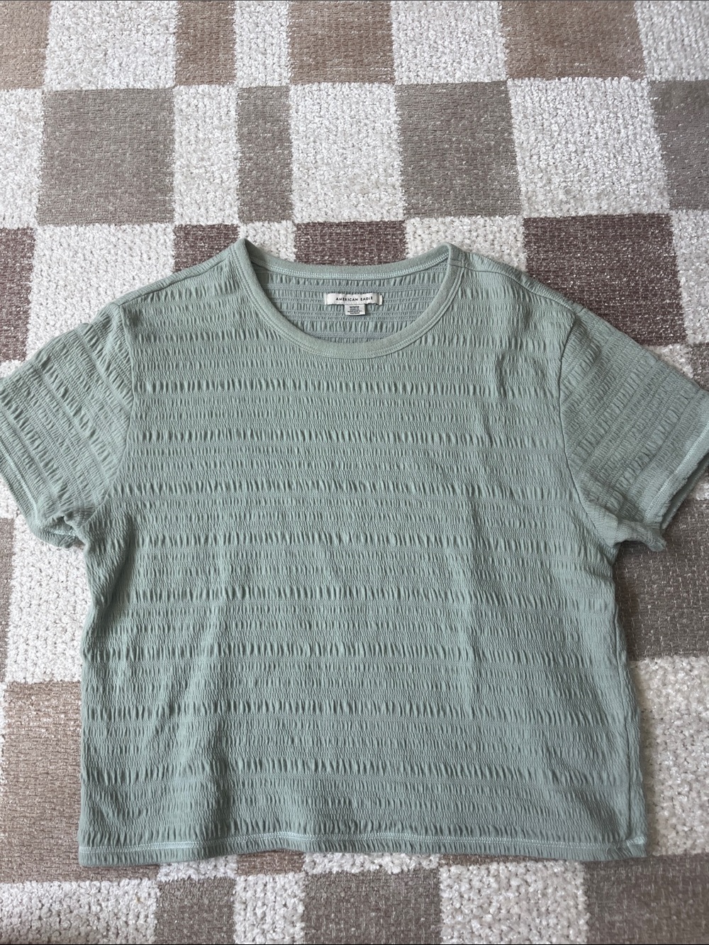 American Eagle Outfitters Light Sage Green Boxy Tee